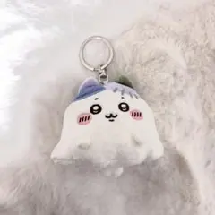 ちいかわパーク ハロウィン おばけなハチワレ ミニマスコットキーリング