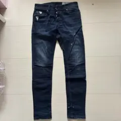 00's archive ダメージ スタッズ デニム y2k グランジ | Mercari