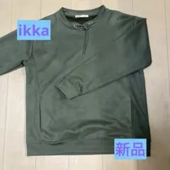 ikka グリーン トップス