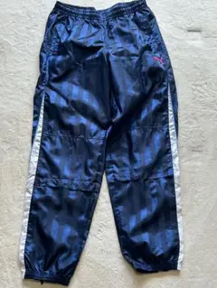 Puma ストライプジャージパンツ ネイビー