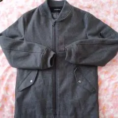 NANO UNIVERSE MA-1 フライトジャケット グレー Sサイズ