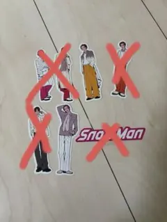 SnowMan popup ステッカー　※一部メンバー