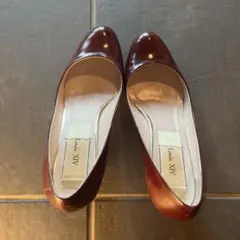 パンプス　エンジ色　22.5