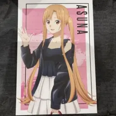ソードアート・オンライン ポストカード ライダースジャケット アスナ