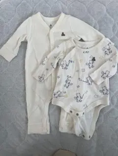 baby gap ロンパース 0-3ヶ月 2枚セット