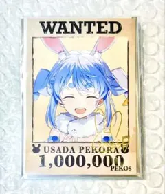 兎田ぺこら 誕生日記念2025 複製サイン入り チェキ風ブロマイドカード