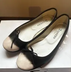 Repetto ブラックバレエシューズ36レペット23cm - メルカリ