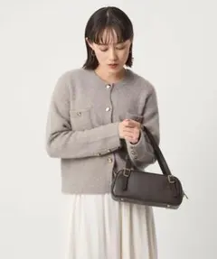 【結論シリーズ】デイリーエリートカーデ　グレー　MD.GRAY デイリーエリートカーデ