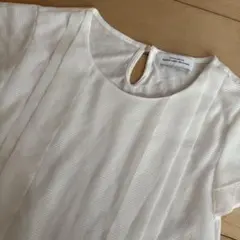 ユナイテッドアローズ　ホワイト フリル袖 ブラウス