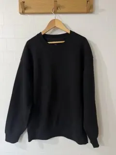 UNIQLO:C オーバーサイズスウェットシャツ　ブラック M 黒　ユニクロ