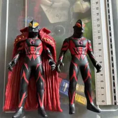 ソフビ　ウルトラマン　ベリアル　二種のサムネイル