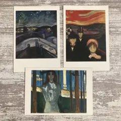 あ*さ様 【未開封】集合 ポストカード ムンク展 共鳴する魂の叫び 5枚セット ムンク アートポストカード 叫び | hmm, by 東京都美術館