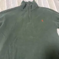 poloby ralphlaurenラルフローレンハーフジップ緑グリーン