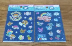 エンジェルブルー　デニムファブリックステッカー