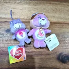ケアベア ILLITぬいぐるみマスコット 2体セット