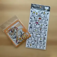 ★未開封★ スヌーピー 兄弟 シール ステッカー 2点セット　2013年