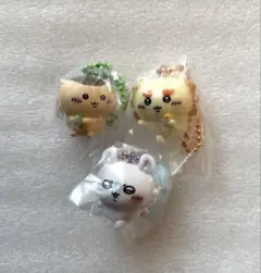 ちいかわ マスコットつきビスケット くりまんじゅう モモンガ　シーサー