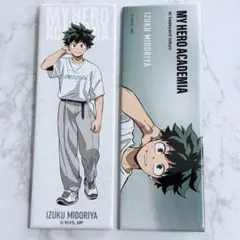 緑谷出久 スクエアロング缶バッジ ベースヤード ヒロアカ デク