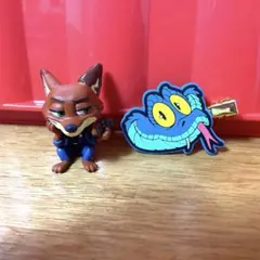 ズートピア　ガチャガチャ　前髪クリップ