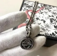最終価格！GUCCI グッチ シルバーネックレス シルバー925　付属品ありのサムネイル