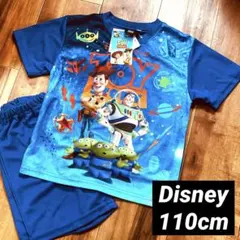 【新品】110 ディズニー トイストーリー ウッディー バズ パジャマ 半袖のサムネイル