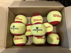 キッズ用テニスボール 計10個（Wilson 8個　CALFLEX 2個）