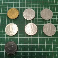 オーストリア 旧硬貨 50グロッシェン 10グロッシェン 計6枚のサムネイル