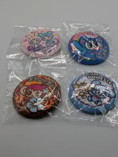 ナルミヤキャラクターズ刺繍缶バッジ4個セット