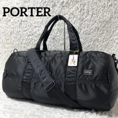 【極美品】PORTER タンカー 2WAY ボストンバッグ Sサイズ ブラック TANKER 2WAY DUFFLE BAG S-タンカー2ウェイダッフルバッグ S-PORTER