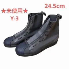 ★未使用★ Y-3ワイスリー　ハイカット ジップスニーカー　カーキ　レザーのサムネイル