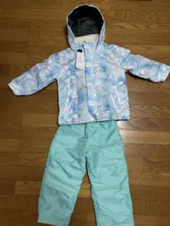 子ども用スキーウェアセット　110（青系）