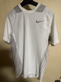 NIKE ナイキ　ドライフィット素材　Tシャツ 白×灰　サイズS