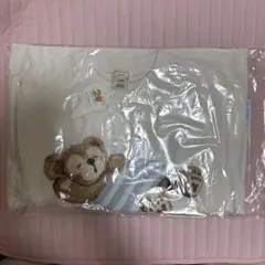 ダッフィー ジェラートピケ 半袖　白