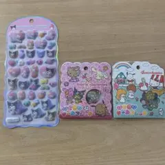 正規品 コットパフィ マイメロ クロミ おはじきシールフレーク 日焼け サンリオ