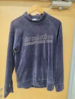 circulation LOGARITHMIC ZERO ベロア調トレーナー