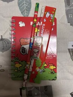 スヌーピー 子ども用文具セット　クリーナー付き