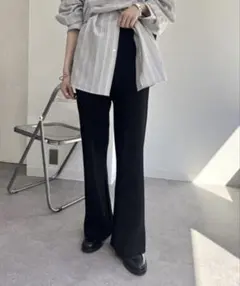 明日削除 mystic リブニットパンツ