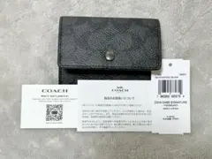 COACH メンズ ブラック コインケース