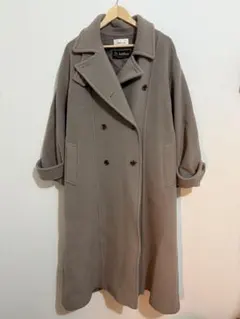 ■美品FRAY I.D近年モデル【定価42900円】ファインメリノピーコート紺 □美品FRAY I.D近年モデル【定価42900円】ファインメリノピーコート紺
