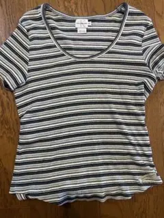 Calvin Klein Jeans ストライプ Tシャツ M