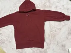 Seemi. バーガンディ フード付きパーカー