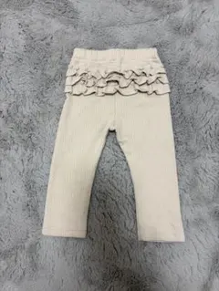 petit main 裏起毛バックフリルレギンス 80