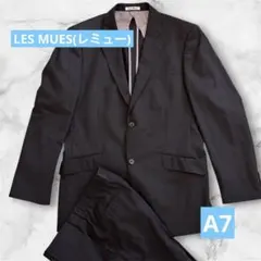 【美品】LES MUES レミュー　メンズ セットアップ スーツ A7 ブラック
