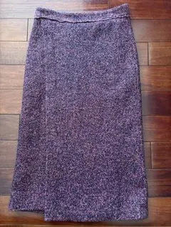 スタニングルアー　ピンクネイビー　ツイードタイトスカート　膝丈　美ライン