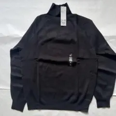 【UNIQLO:U】ハイネックセーター XL BLACK