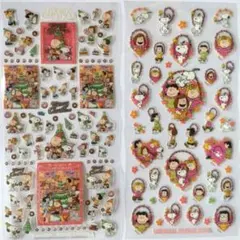 スヌーピーシール 2枚セット♥ USJ レトロ