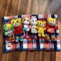 しまじろうぬいぐるみセット　しまじろうのミニカー付