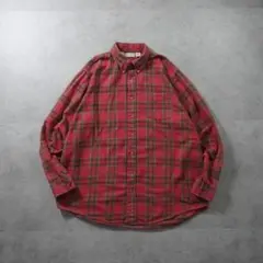 90sUSA製 L.L.Bean エルエルビーン フランネルシャツ XL 古着
