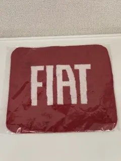 FIAT オリジナルハンカチ　フィアット　グッズ　ハンドタオル　赤　手拭