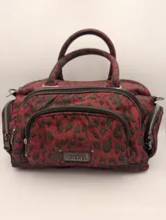 DIESEL ディーゼル 2way ショルダーバッグ レオパード柄J
